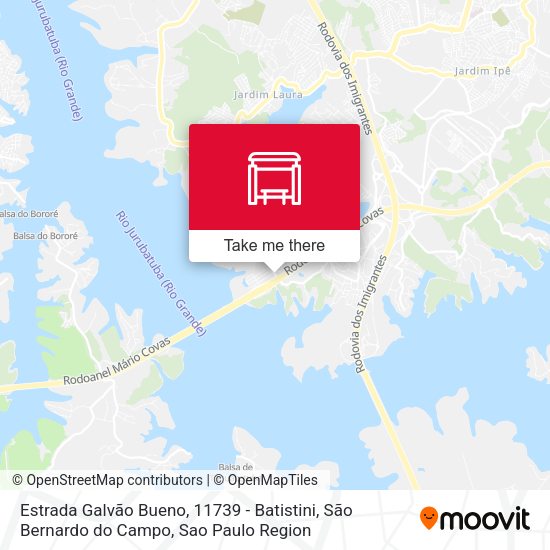 Estrada Galvão Bueno, 11739 - Batistini, São Bernardo do Campo map