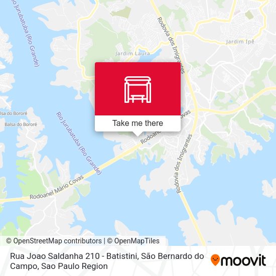Rua Joao Saldanha 210 - Batistini, São Bernardo do Campo map