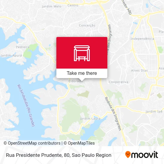 Rua Presidente Prudente, 80 map