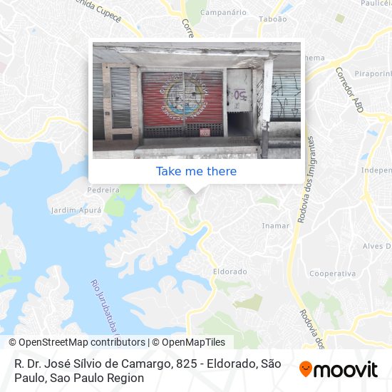Mapa R. Dr. José Sílvio de Camargo, 825 - Eldorado, São Paulo
