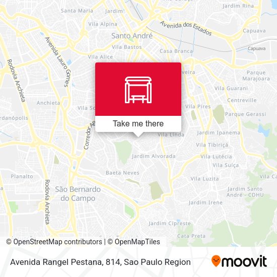 Avenida Rangel Pestana, 814 map