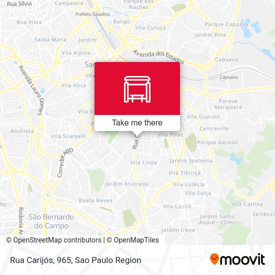 Rua Carijós, 965 map