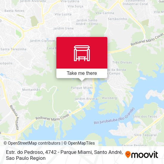 Estr. do Pedroso, 4742 - Parque Miami, Santo André map