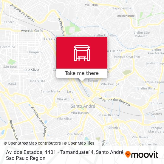 Av. dos Estados, 4401 - Tamanduateí 4, Santo André map