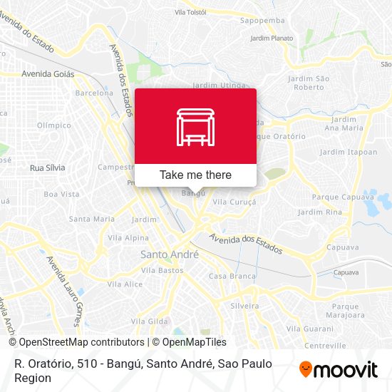R. Oratório, 510 - Bangú, Santo André map