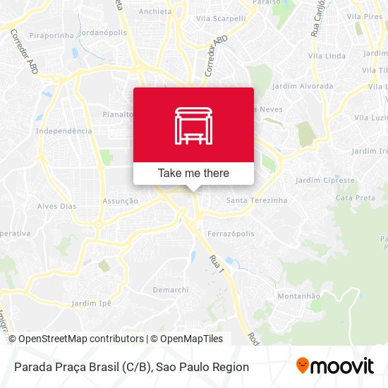 Parada Praça Brasil (C/B) map