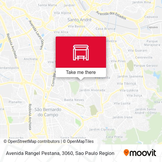 Avenida Rangel Pestana, 3060 map