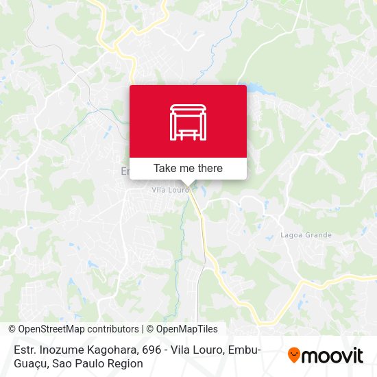 Estr. Inozume Kagohara, 696 - Vila Louro, Embu-Guaçu map