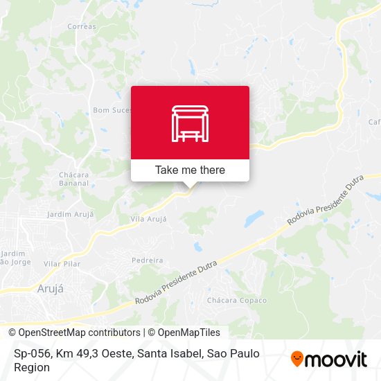 Sp-056, Km 49,3 Oeste, Santa Isabel map