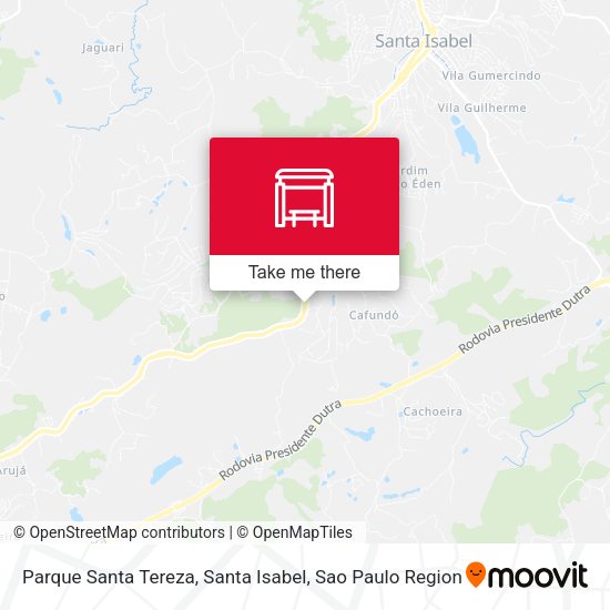 Parque Santa Tereza, Santa Isabel map