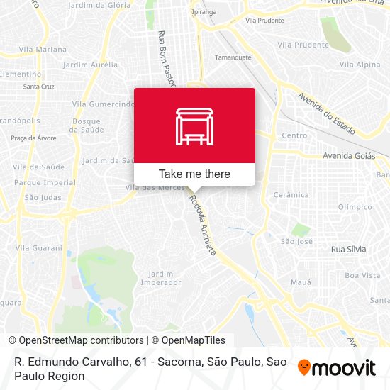 R. Edmundo Carvalho, 61 - Sacoma, São Paulo map