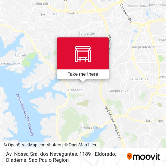 Av. Nossa Sra. dos Navegantes, 1189 - Eldorado, Diadema map