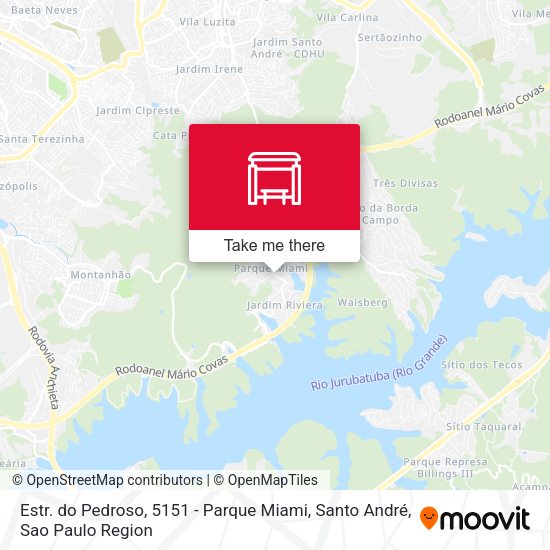 Estr. do Pedroso, 5151 - Parque Miami, Santo André map