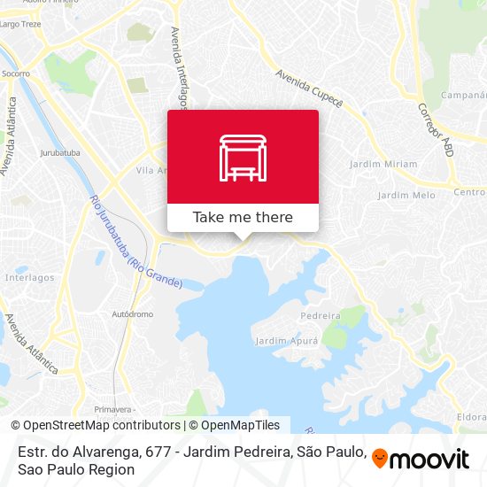 Estr. do Alvarenga, 677 - Jardim Pedreira, São Paulo map