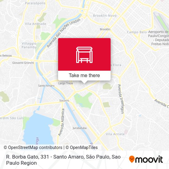 R. Borba Gato, 331 - Santo Amaro, São Paulo map