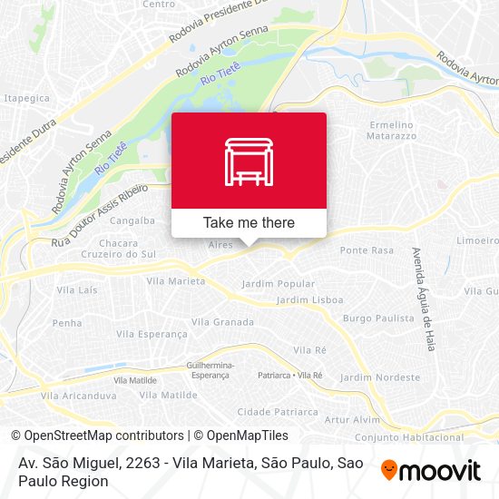 Av. São Miguel, 2263 - Vila Marieta, São Paulo map