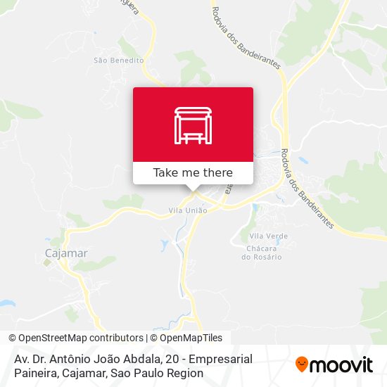 Av. Dr. Antônio João Abdala, 20 - Empresarial Paineira, Cajamar map