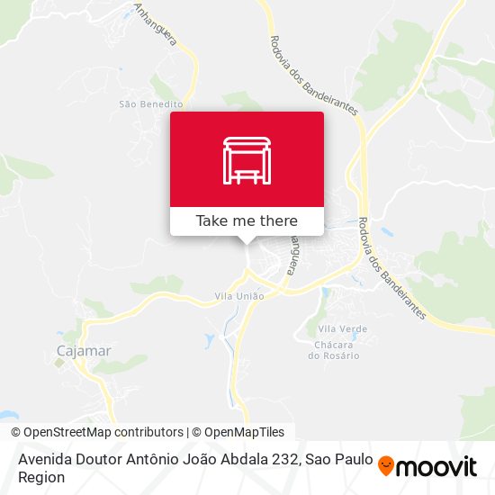 Mapa Avenida Doutor Antônio João Abdala 232