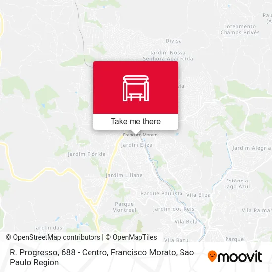 R. Progresso, 688 - Centro, Francisco Morato map
