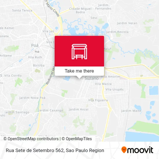 Rua Sete de Setembro 562 map