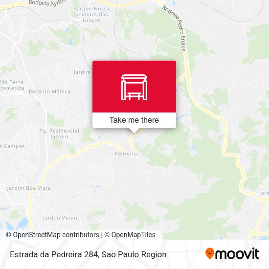 Estrada da Pedreira 284 map
