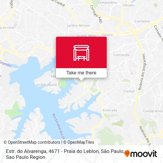 Estr. do Alvarenga, 4671 - Praia do Leblon, São Paulo map