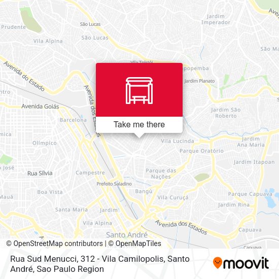 Rua Sud Menucci, 312 - Vila Camilopolis, Santo André map