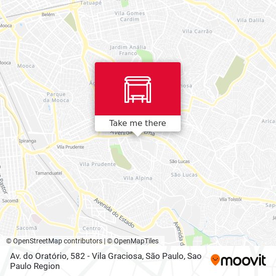 Av. do Oratório, 582 - Vila Graciosa, São Paulo map