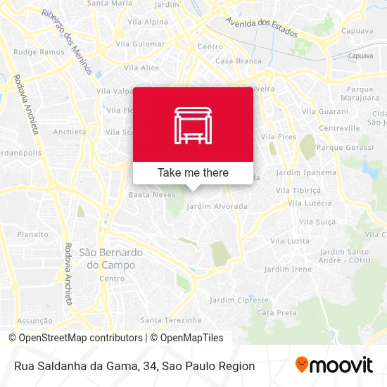 Rua Saldanha da Gama, 34 map