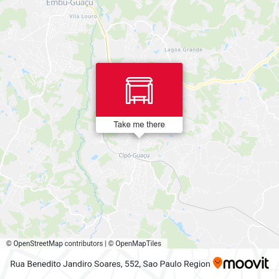 Rua Benedito Jandiro Soares, 552 map
