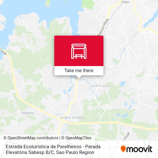 Estrada Ecoturística de Parelheiros - Parada Elevatória Sabesp B / C map