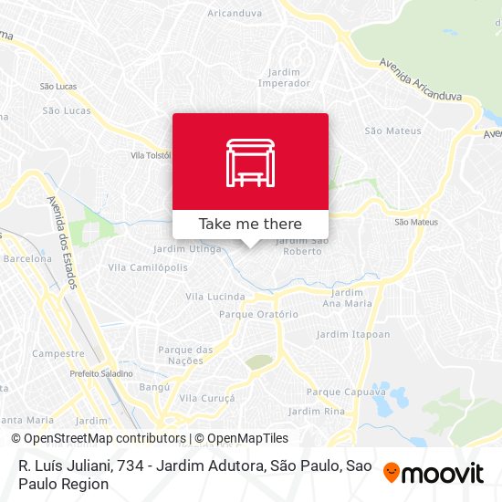 R. Luís Juliani, 734 - Jardim Adutora, São Paulo map