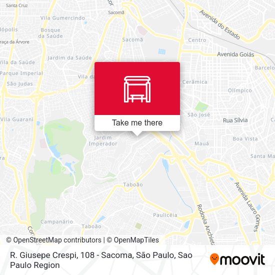R. Giusepe Crespi, 108 - Sacoma, São Paulo map