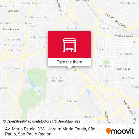 Av. Maria Estela, 328 - Jardim Maria Estela, São Paulo map