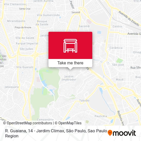 R. Guaiana, 14 - Jardim Climax, São Paulo map