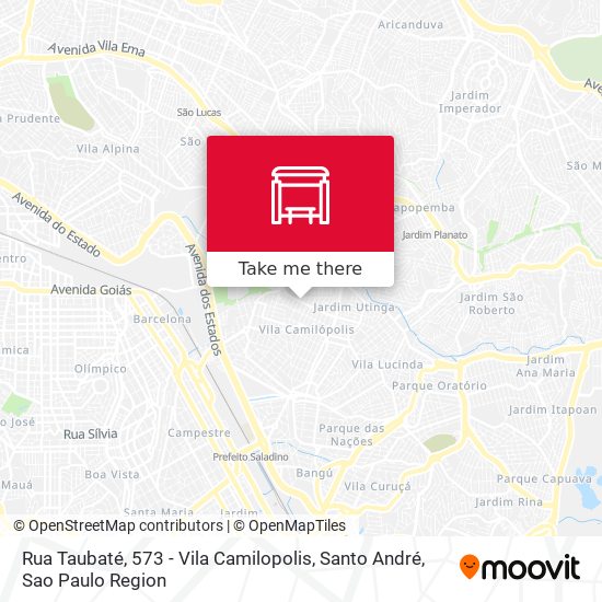 Rua Taubaté, 573 - Vila Camilopolis, Santo André map