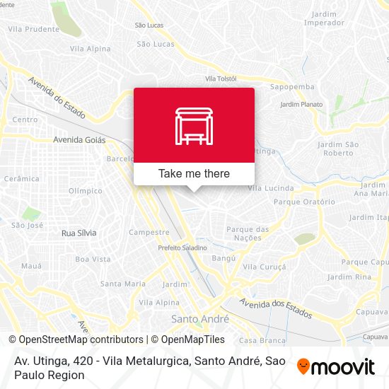 Av. Utinga, 420 - Vila Metalurgica, Santo André map