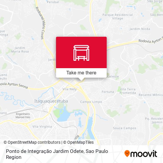 Ponto de Integração Jardim Odete map