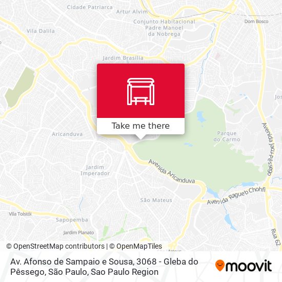 Av. Afonso de Sampaio e Sousa, 3068 - Gleba do Pêssego, São Paulo map