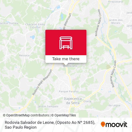 Rodovia Salvador de Leone, (Oposto Ao Nº 2685) map