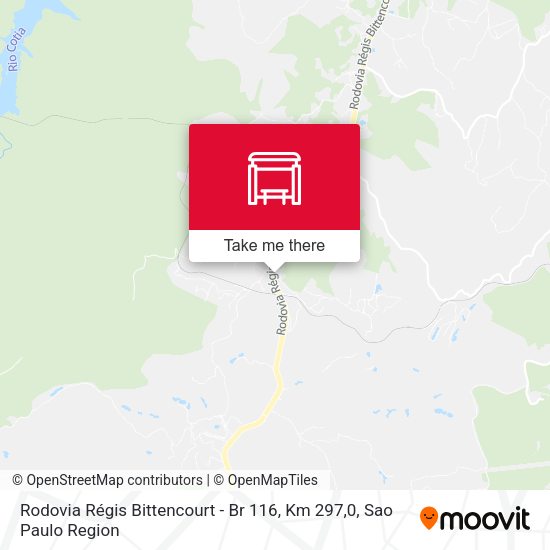 Rodovia Régis Bittencourt - Br 116, Km 297,0 map