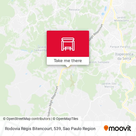 Rodovia Régis Bitencourt, 539 map