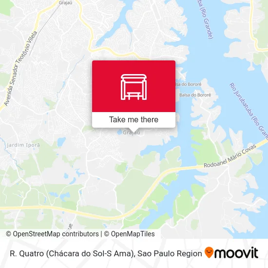 R. Quatro (Chácara do Sol-S Ama) map