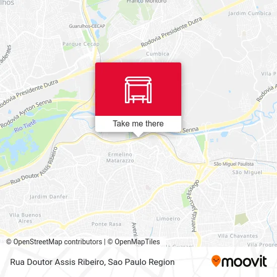 Rua Doutor Assis Ribeiro map