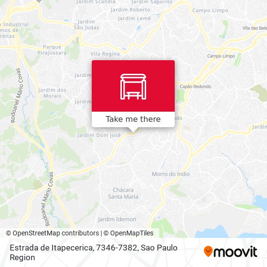 Estrada de Itapecerica, 7346-7382 map