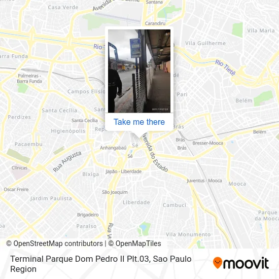 Terminal Parque Dom Pedro II Plt.03 map