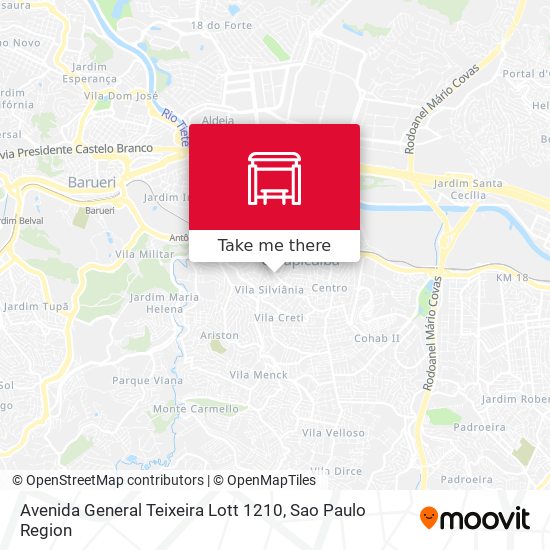 Avenida General Teixeira Lott 1210 map