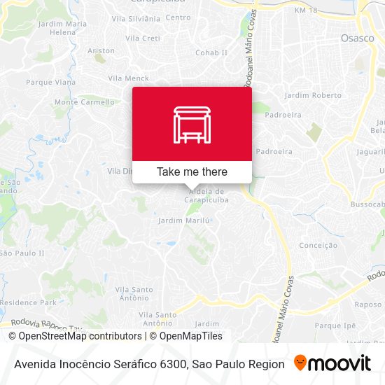 Avenida Inocêncio Seráfico 6300 map