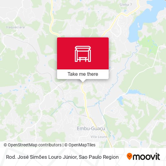 Rod. José Simões Louro Júnior map
