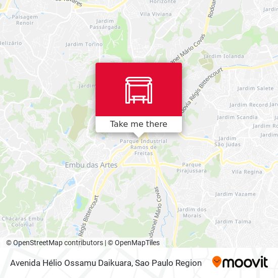 Avenida Hélio Ossamu Daikuara map